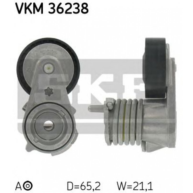 VKM 36238 SKF Натягувач поліклинового ременя